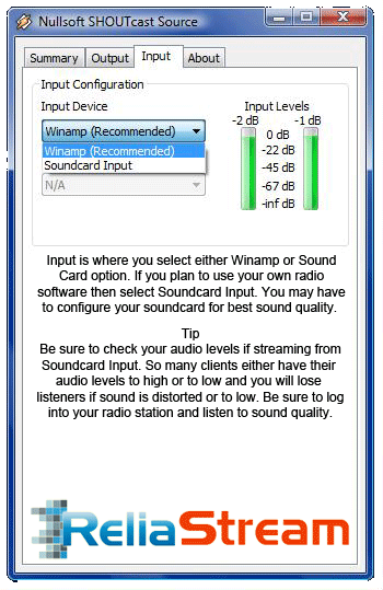 winamp line in choose device winamp line in choose device